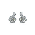 Platinum Diamond Earrings // Pre-Owned