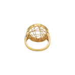 14k Yellow Gold Diamond Ring // Ring Size: 7 // Pre-Owned