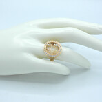 14k Yellow Gold Diamond Ring // Ring Size: 7 // Pre-Owned