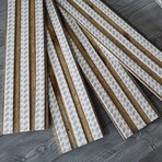 NaturaPlank™ Peel + Stick Wood Wall Cladding // Ebony // 2 Pack