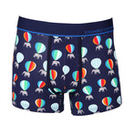No Show Trunk Flying Elephant // Blue + Multicolor (S)