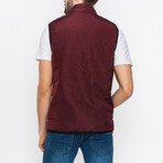 Lightweight Puffer Vest // Bordeaux (XL)