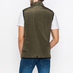 Lightweight Puffer Vest // Olive (2XL)