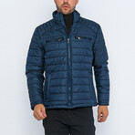 Ace Classic Puffer Jacket // Navy (L)