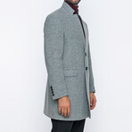 Finn Classic Double Button Winter Coat // Gray (L)