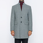 Finn Classic Double Button Winter Coat // Gray (2XL)