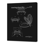 Toilet Seat and Cover Patent (10"H x 8"W x 0.75"D)