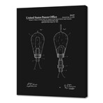 Thomas Edison Light Bulb Patent (10"H x 8"W x 0.75"D)