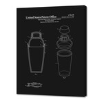 Cocktail Shaker Patent (10"H x 8"W x 0.75"D)