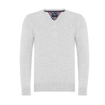 Stephan V-Neck Pullover Sweater // Gray (L)