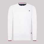 Charlie Round Neck Pullover Sweater // White (XL)