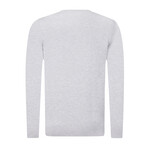 Logan V-Neck Pullover Sweater // Gray Melange (3XL)