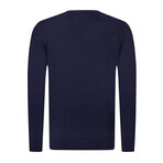 Jake V-Neck Pullover Sweater // Navy (2XL)