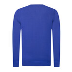 Keelen V-Neck Pullover Sweater // Royal Blue (L)
