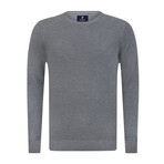Christopher Round Neck Pullover Sweater // Gray Melange (XL)
