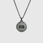 Agapanto Pendant + Silver Bold Chain (19.7"L)