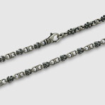 Fleurdelis Basic Necklace // Silver (19.7"L)
