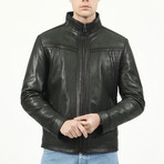 Jumbo Leather Jacket V3 // Green (M)