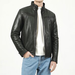 Jumbo Leather Jacket V3 // Green (L)
