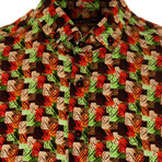 Logan Long Sleeve Button Up Shirt // Orange (M)