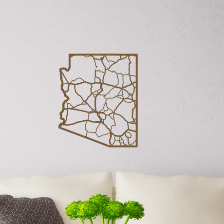 Arizona Oak Map