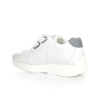 LECK732FLY Velcro Sneaker // White + Blue Gray (EU Size 40)