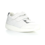 LECK732FLY Velcro Sneaker // White + Blue Gray (EU Size 40)