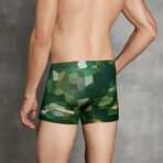 Billy Boxer // Abstract Print // Green (Small)