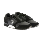 Fabio Lace-Up Tennis Shoes // Black + Gray (Euro: 45)