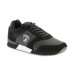 Fabio Lace-Up Tennis Shoes // Black + Gray (Euro: 40)