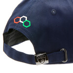 Chrome Logo Baseball Cap // Blue