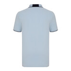 Paris Short Sleeve Polo Shirt // Blue + Navy (3XL)
