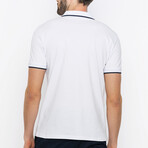 Belize Short Sleeve Polo Shirt // White (M)
