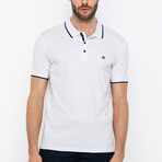 Belize Short Sleeve Polo Shirt // White (M)