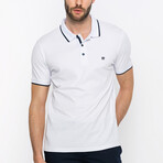 Belize Short Sleeve Polo Shirt // White (L)