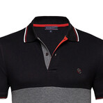 Hamburg Short Sleeve Polo Shirt // Black (M)