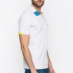 Prague Short Sleeve Polo Shirt // White (L)