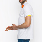 Prague Short Sleeve Polo Shirt // White (L)