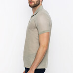 Valley Short Sleeve Polo Shirt // Beige (M)