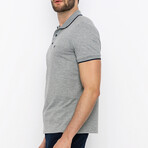 Ansan Short Sleeve Polo Shirt // Gray Melange (S)
