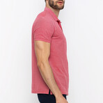 Barcelona Short Sleeve Polo Shirt // Bordeaux (S)