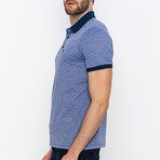 Franco Short Sleeve Polo Shirt // Blue (3XL)