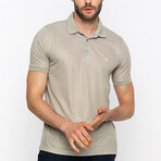 Valley Short Sleeve Polo Shirt // Beige (S)