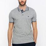 Ansan Short Sleeve Polo Shirt // Gray Melange (S)