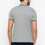 Ansan Short Sleeve Polo Shirt // Gray Melange (XL)