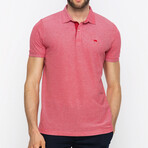 Barcelona Short Sleeve Polo Shirt // Bordeaux (XL)