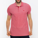 Barcelona Short Sleeve Polo Shirt // Bordeaux (3XL)