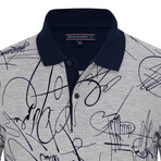 Genova Short Sleeve Polo Shirt // Gray Melange (3XL)