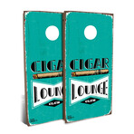 Cigar Lounge // Cornhole Board Set