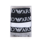 Low Rise Boxers // Pack of 3 // Black + White + Gray (S)